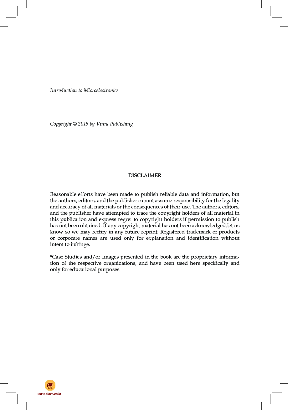 Introduction to Microelectronics - Page 3