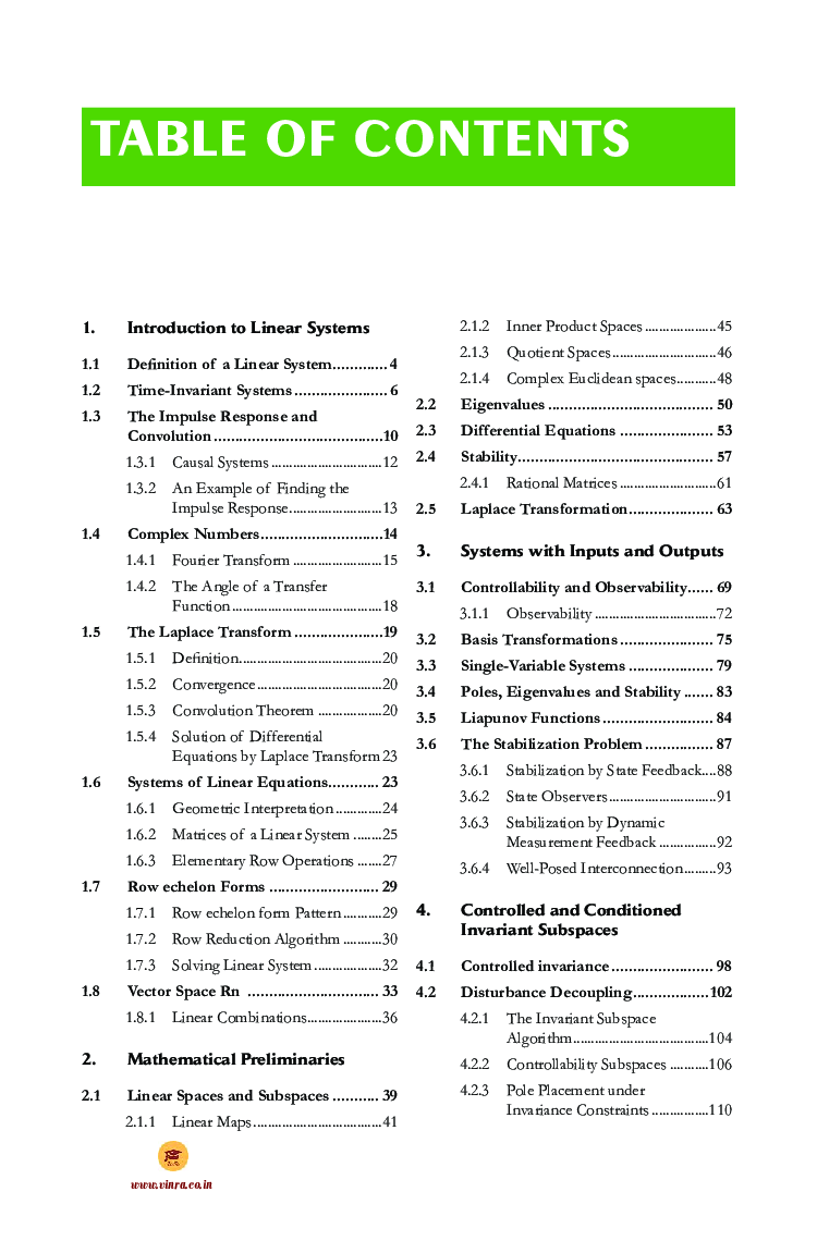 Linear Systems - Page 4