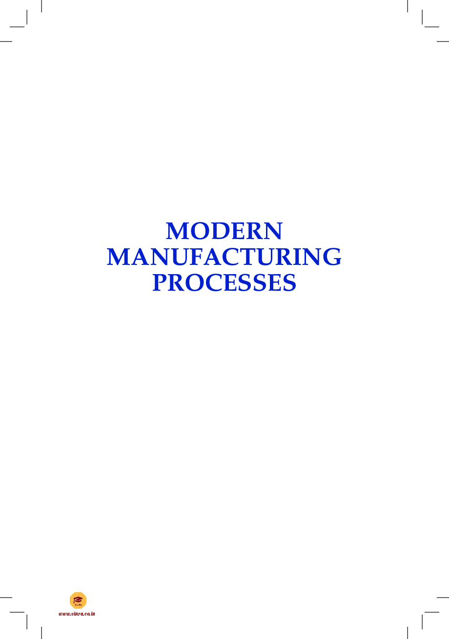 Modern Manufacturing Processes - Page 2