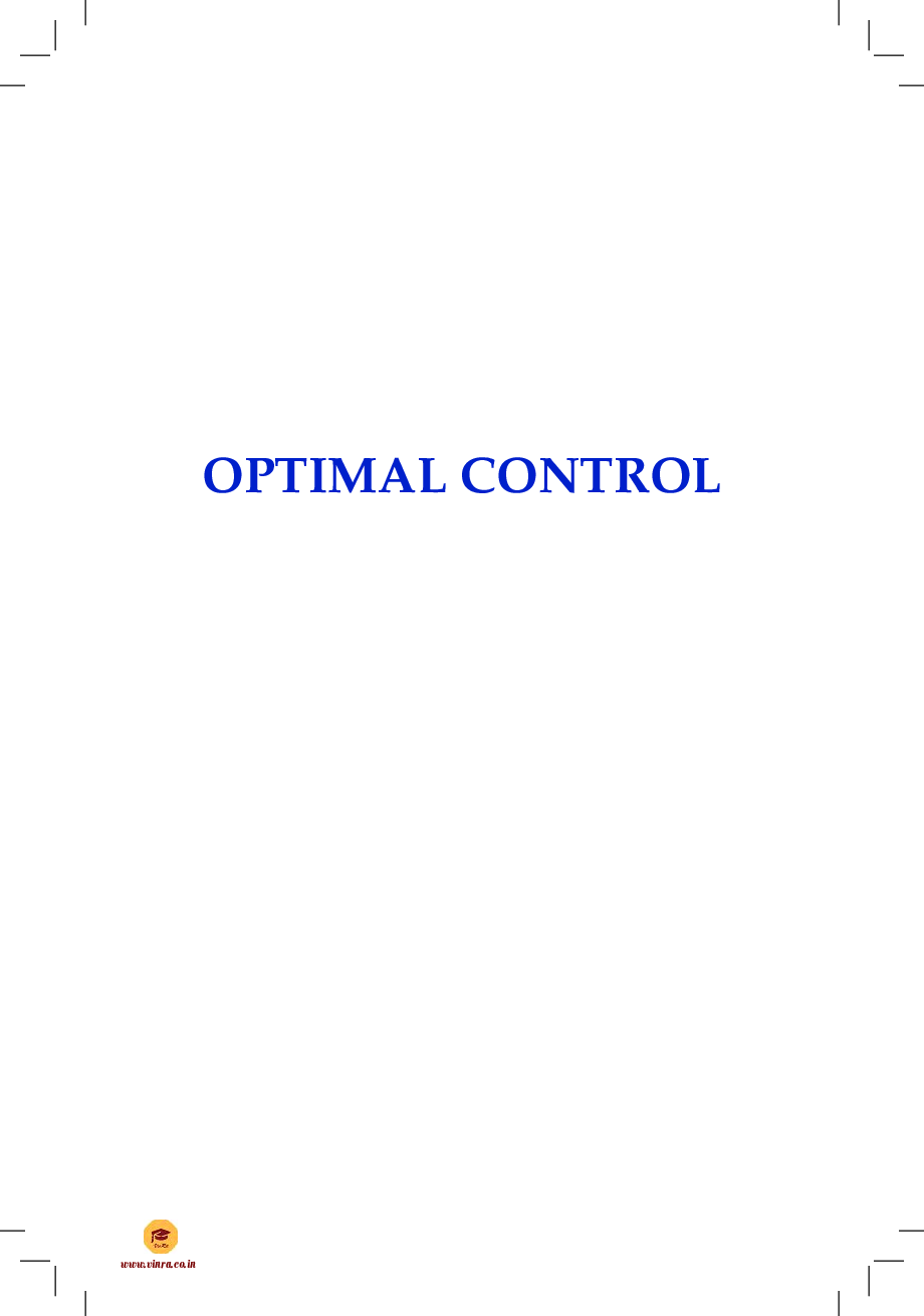 Optimal Control - Page 2