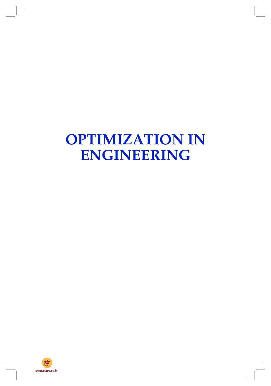 Optimization in Engineering - Page 2