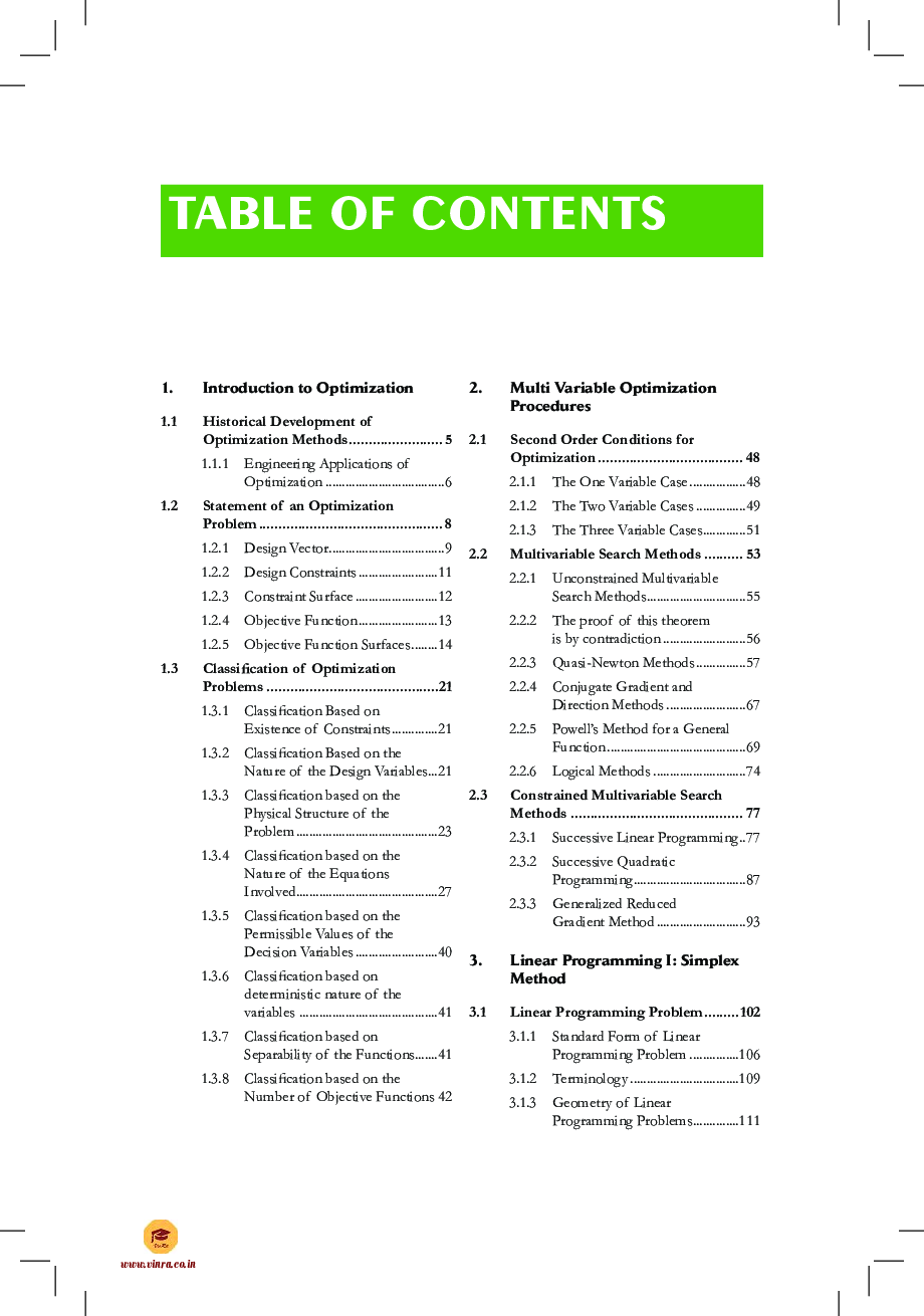 Optimization in Engineering - Page 4