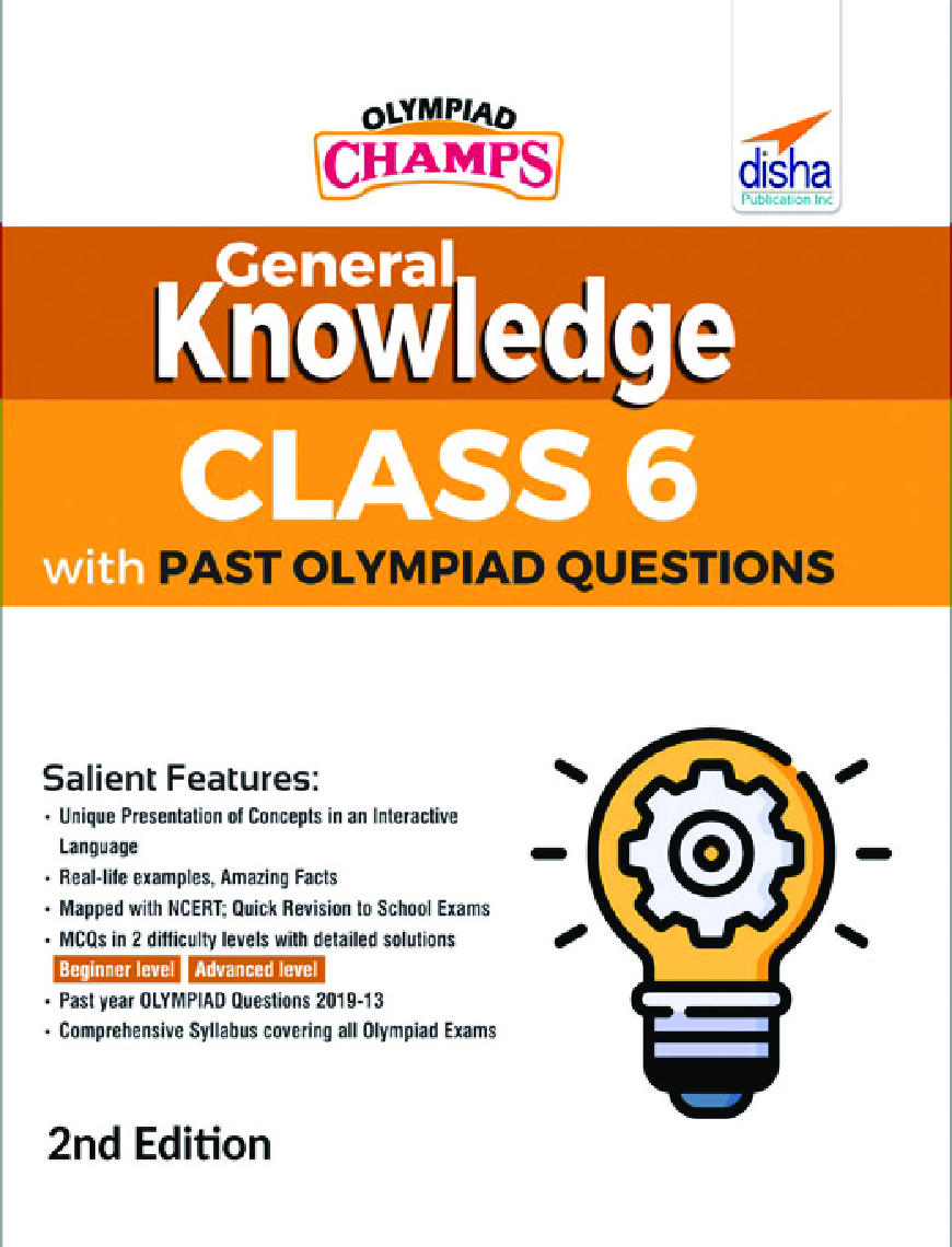 Olympiad Champs General Knowledge Class 6 With Past Olympiad Questions 2nd Edition - Page 1