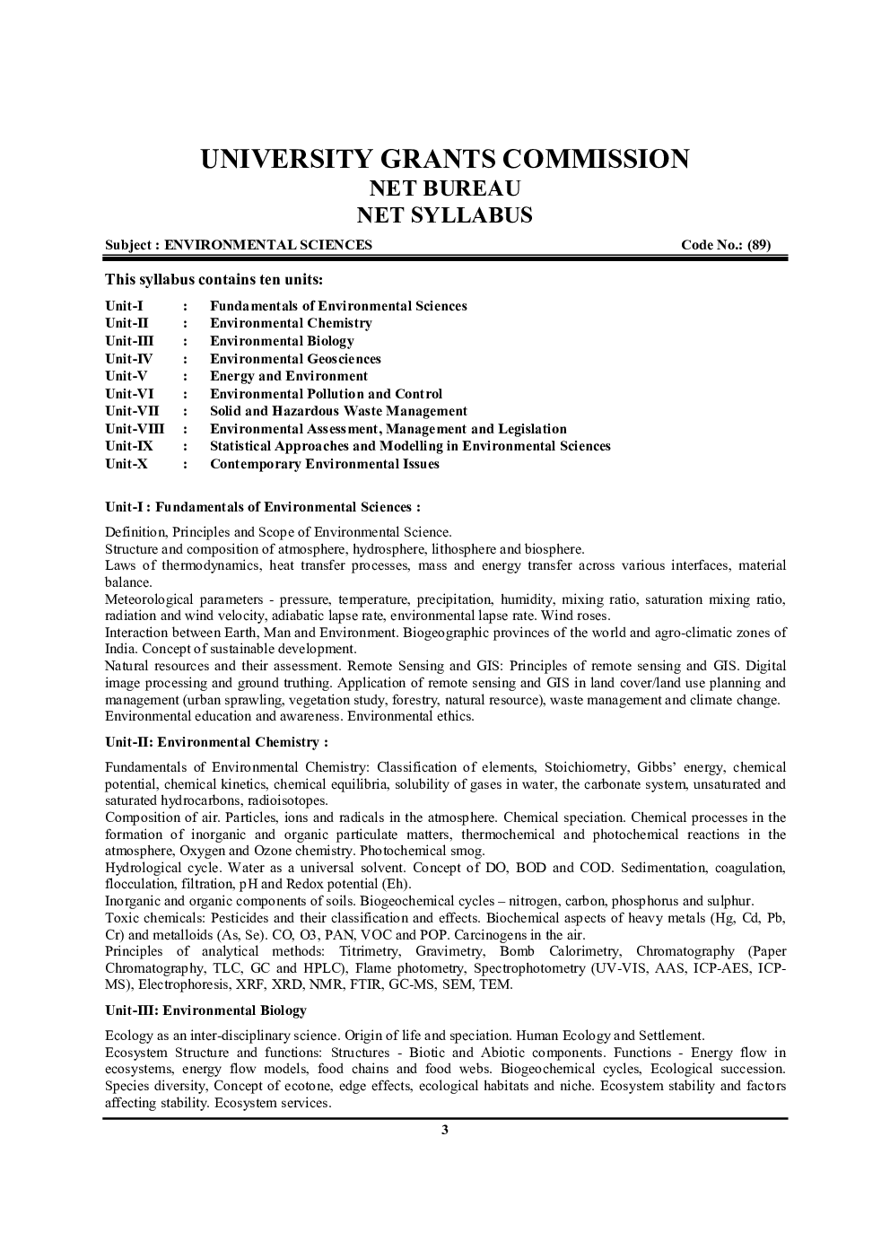 UGC-NET/JRF Environment Science Chapterwise Solved Papers (2020-21) - Page 4