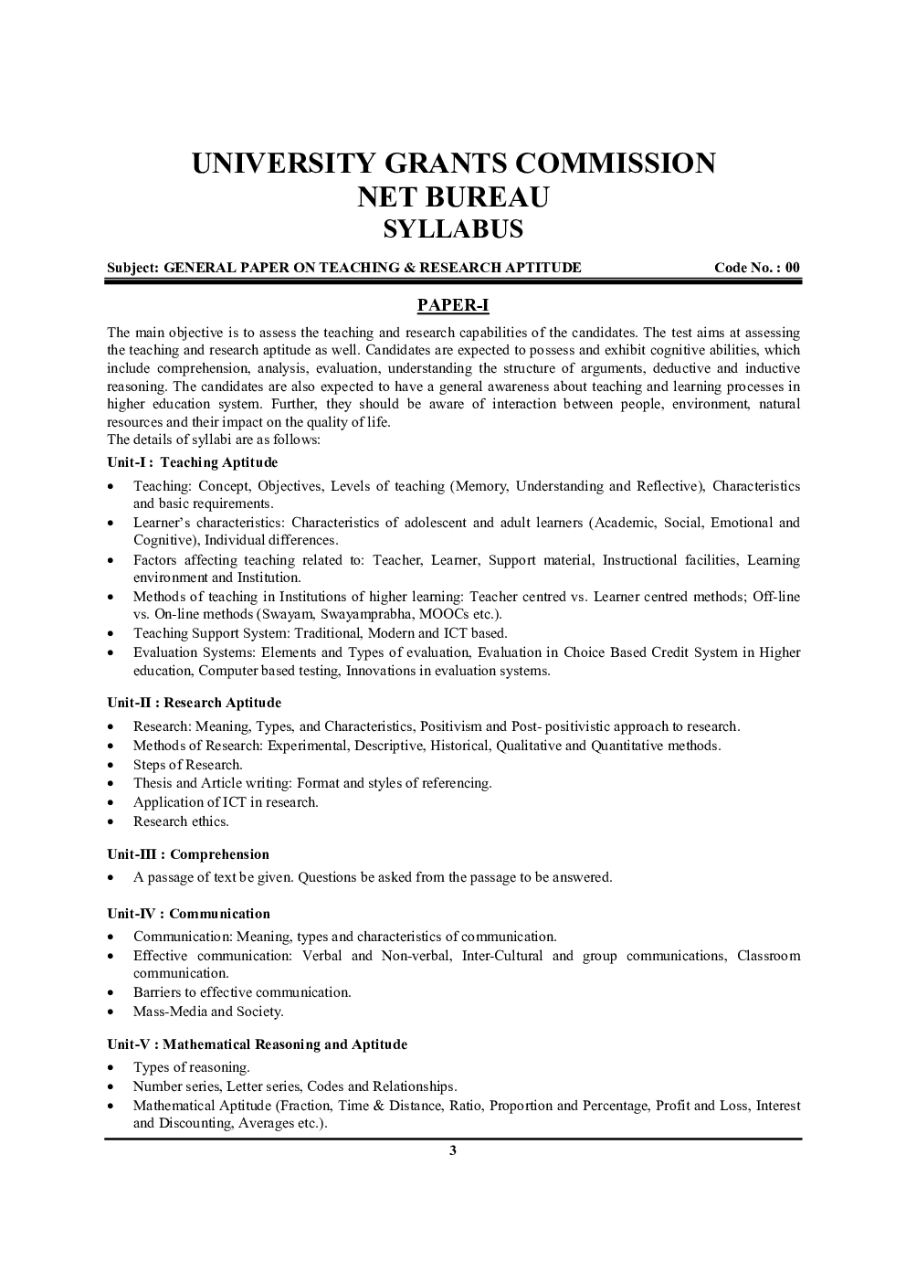 UGC-NET/JRF Compulsory Paper - I Teaching And Research Aptitude Chapterwise Solved Papers (2020-21) - Page 4