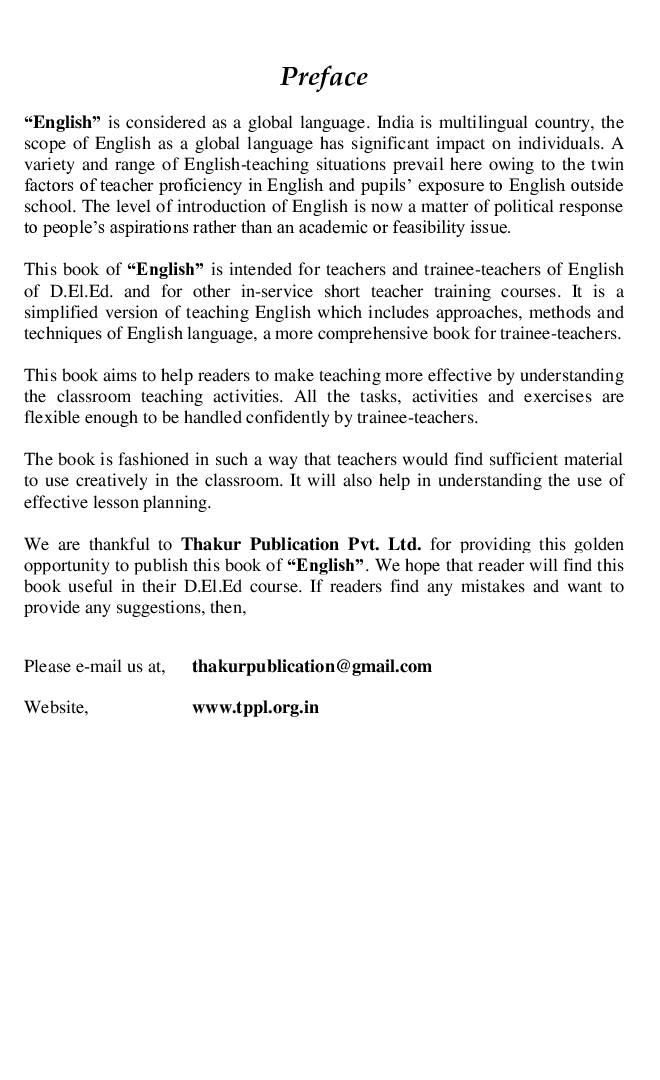 English For D.El.Ed (4th Sem) - Page 5