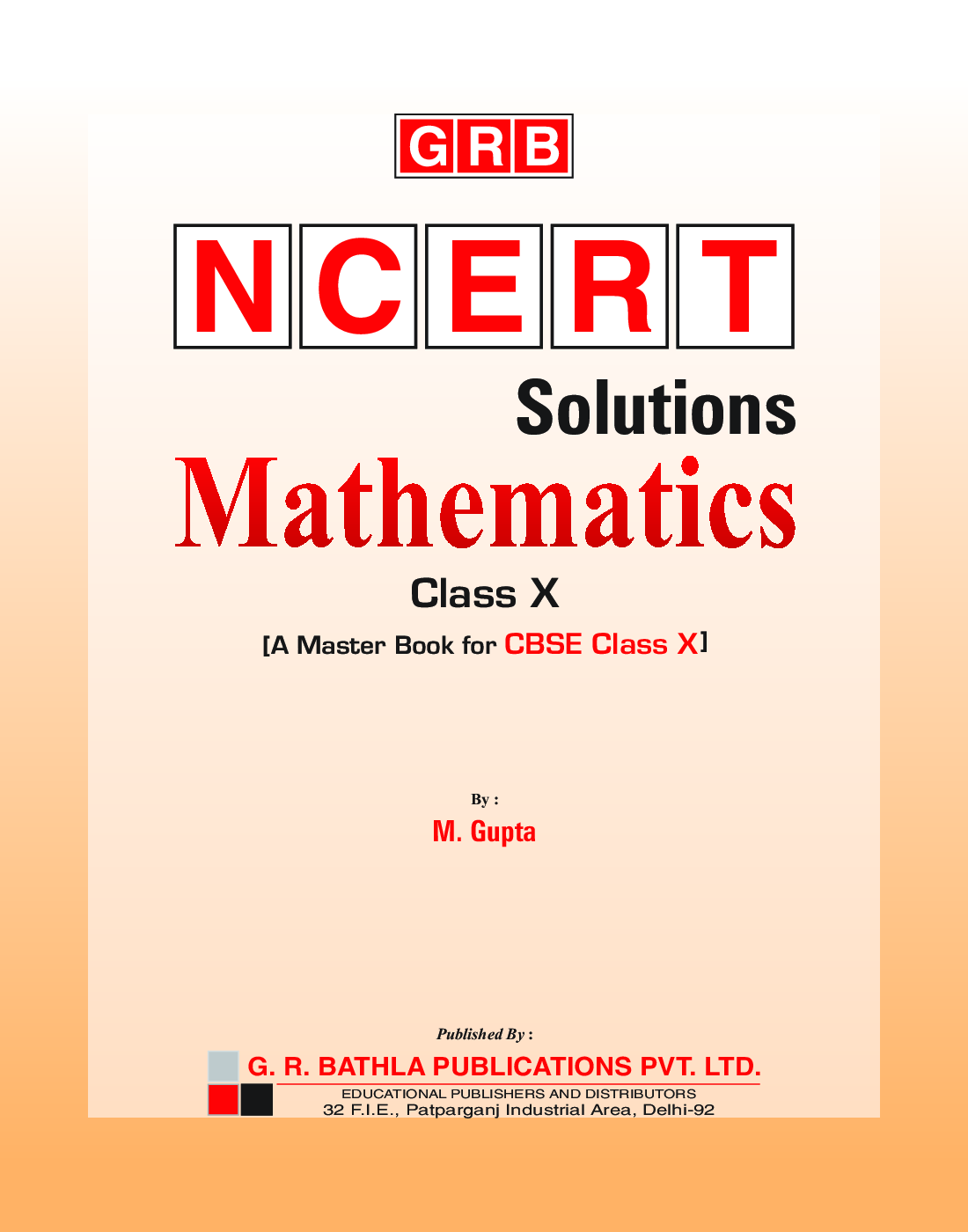 NCERT Solutions Mathematics For Class - X - Page 2