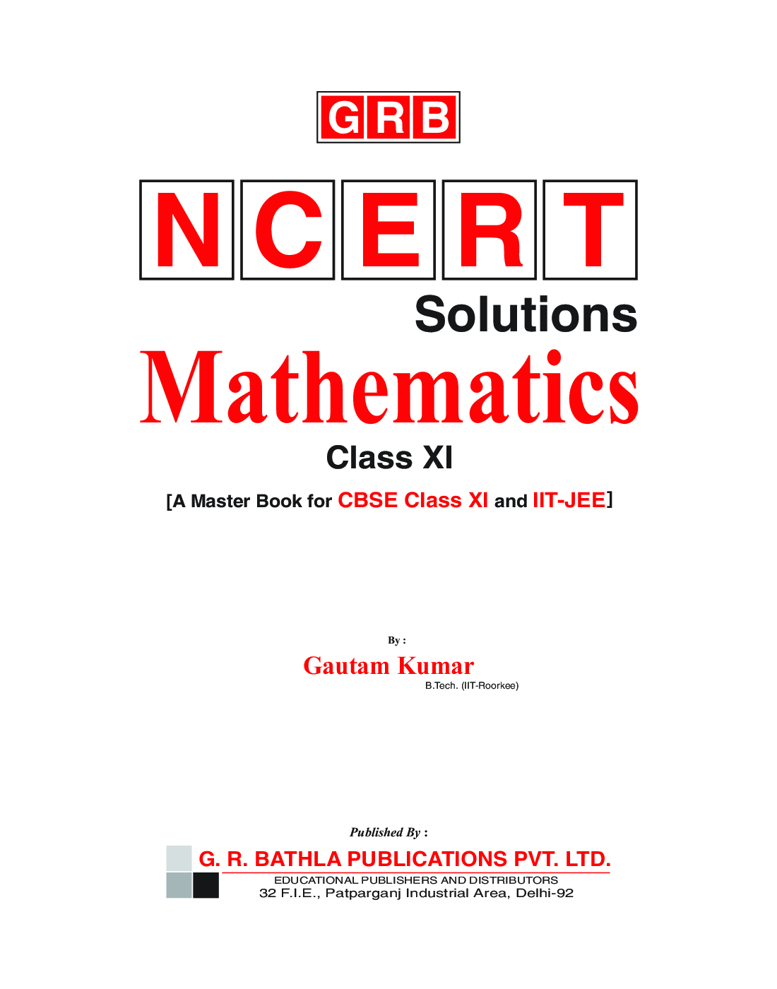 GRB NCERT Solutions Mathematics For Class - XI - Page 2