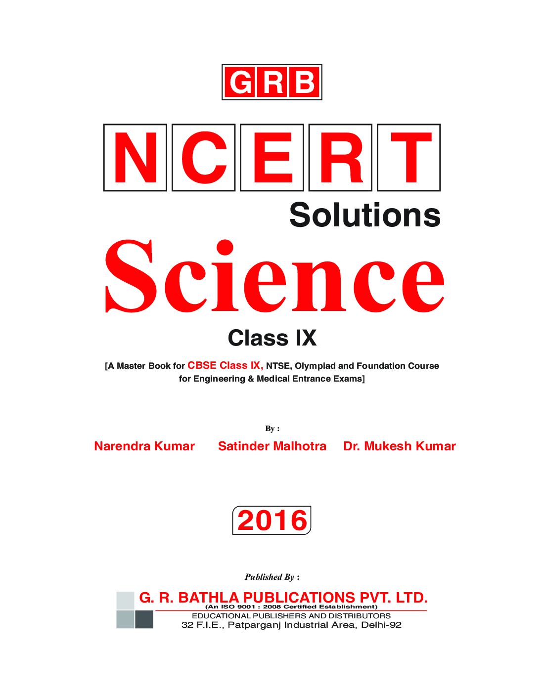 NCERT Solutions Science For Class - IX - Page 2