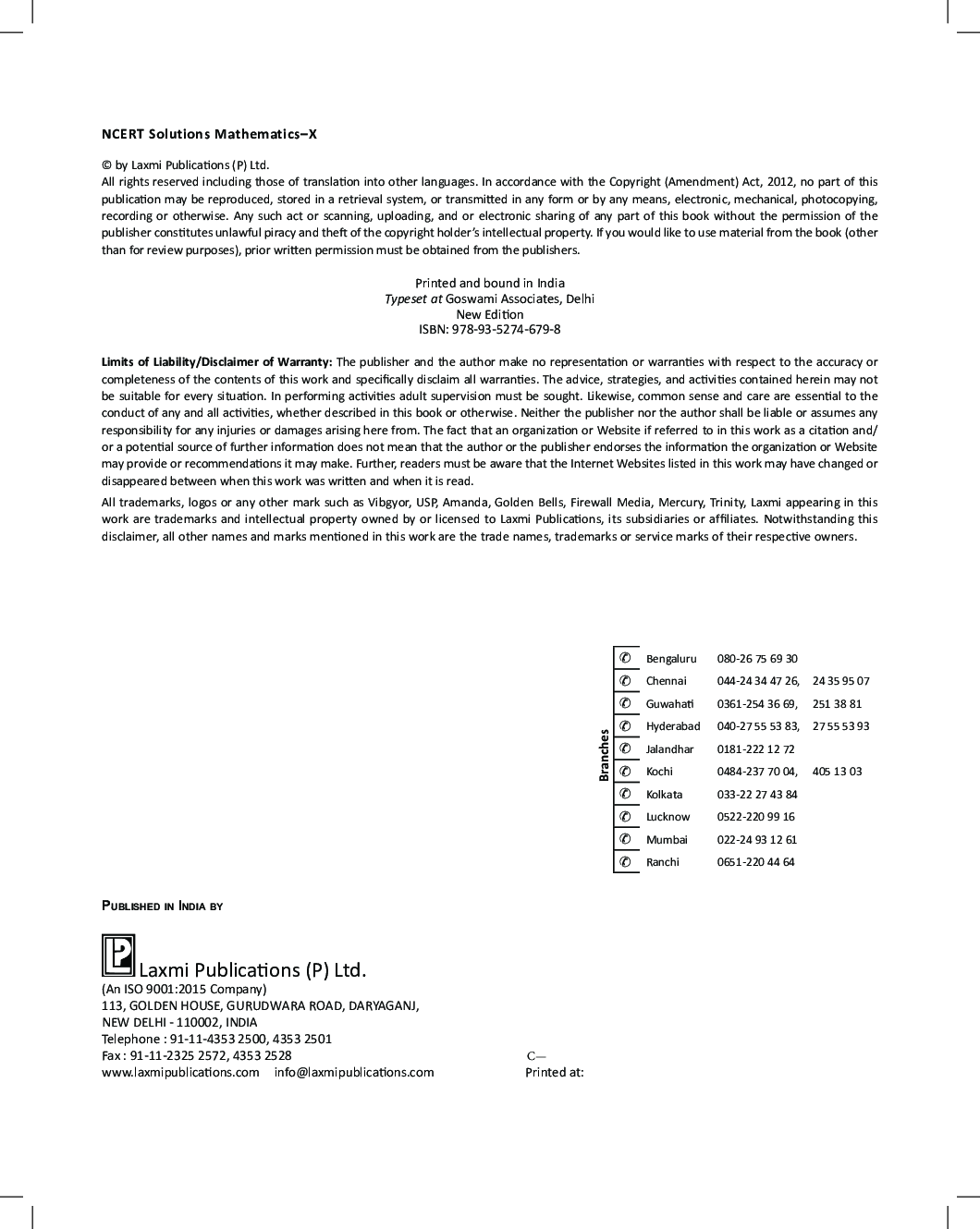 Stay Ahead With NCERT Solutions Mathematics For Class - X - Page 5