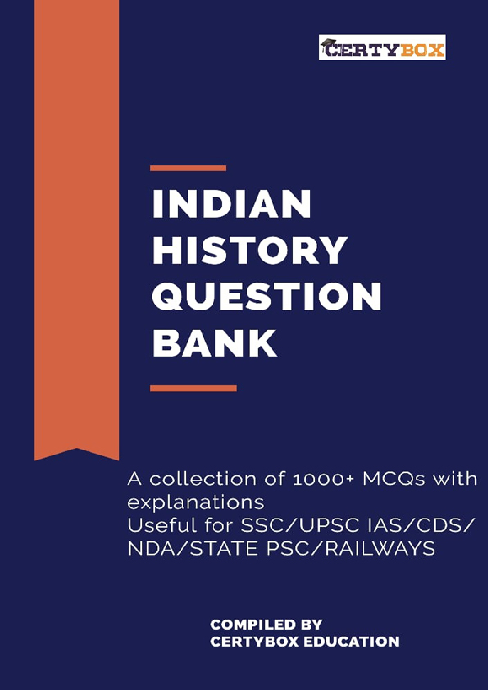 Indian History Question Bank For Competitive Exams (SSC/UPSC/State PSC/NDA/CDS/Railways/AFCAT) - Page 1