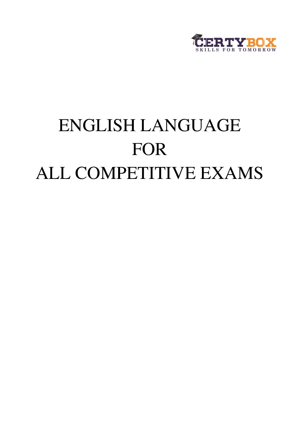 English Language For Competitive Exams (SSC/MBA/Banking/Defence/Airforce/Railways/Insurance) - Page 2