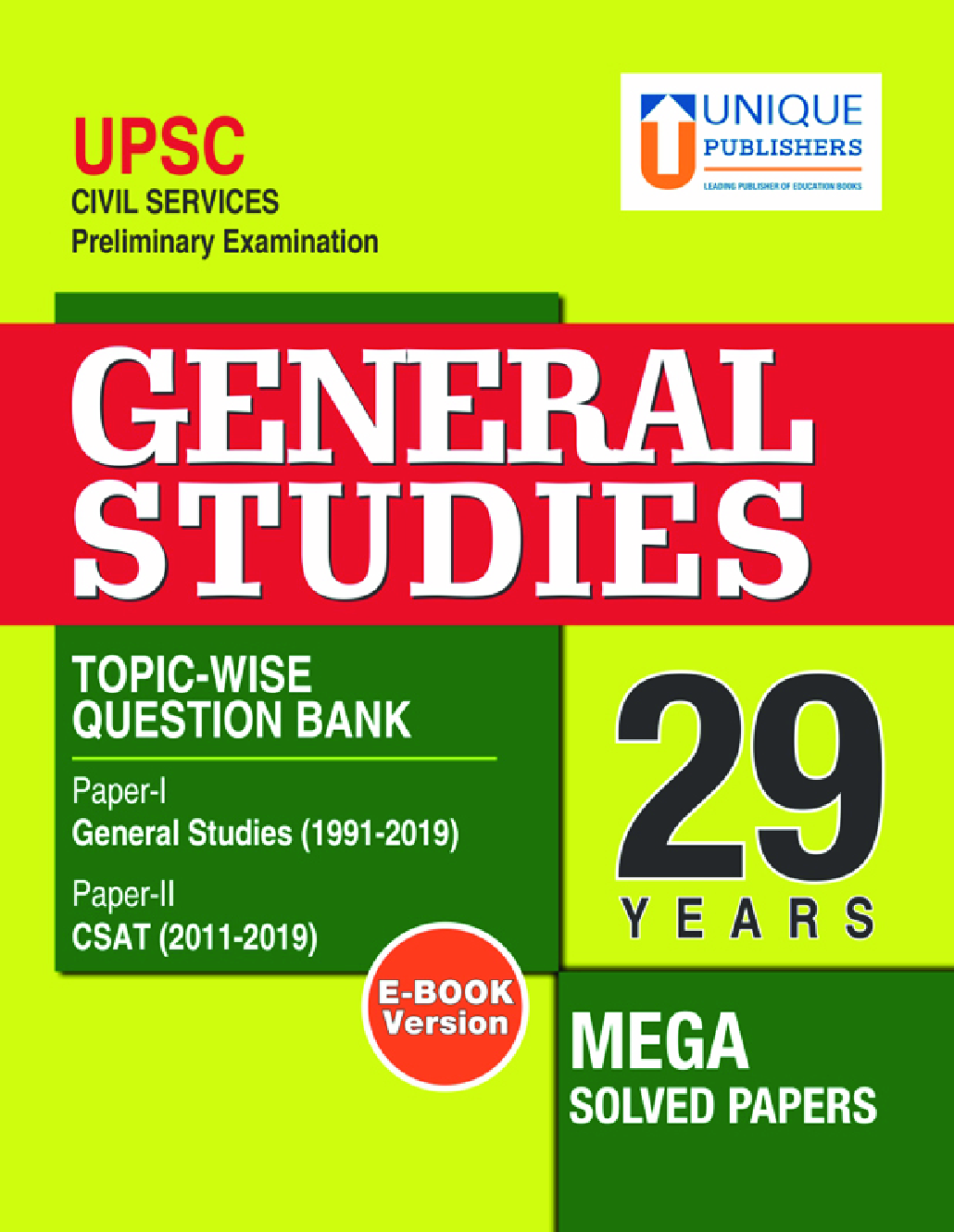 UPSC Prelims Exams General Studies 29 Years Mega Solved Papers - Page 1