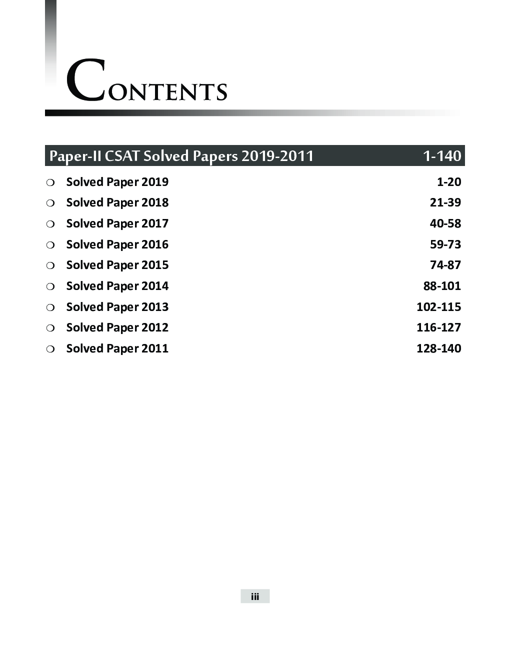 UPSC Prelims Exams General Studies Paper-II CSAT 9 Fully Solved Papers With Explanations [2019-2011] - Page 4