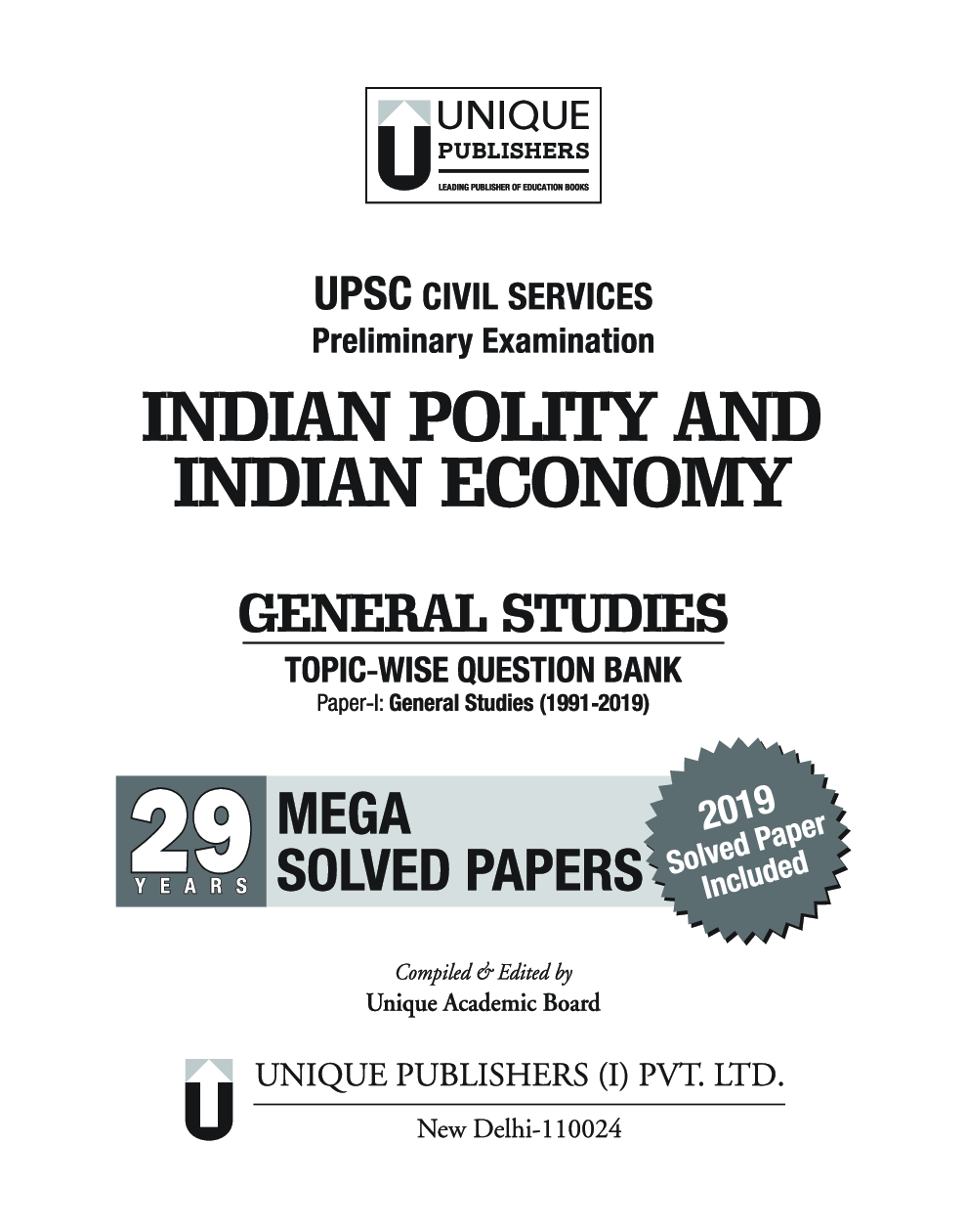 UPSC Prelims Exams Indian Polity & Indian Economy GS 29 Years Mega Solved Papers - Page 2