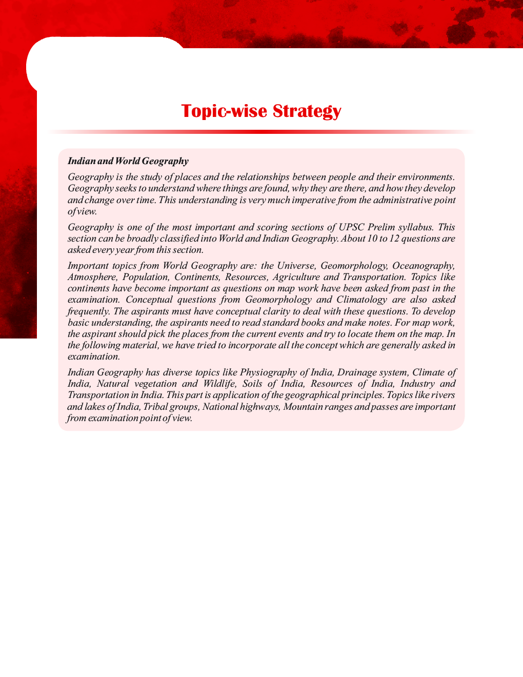 Indian & World Geography And Environmental Ecology GS Paper-I 2020 - Page 5