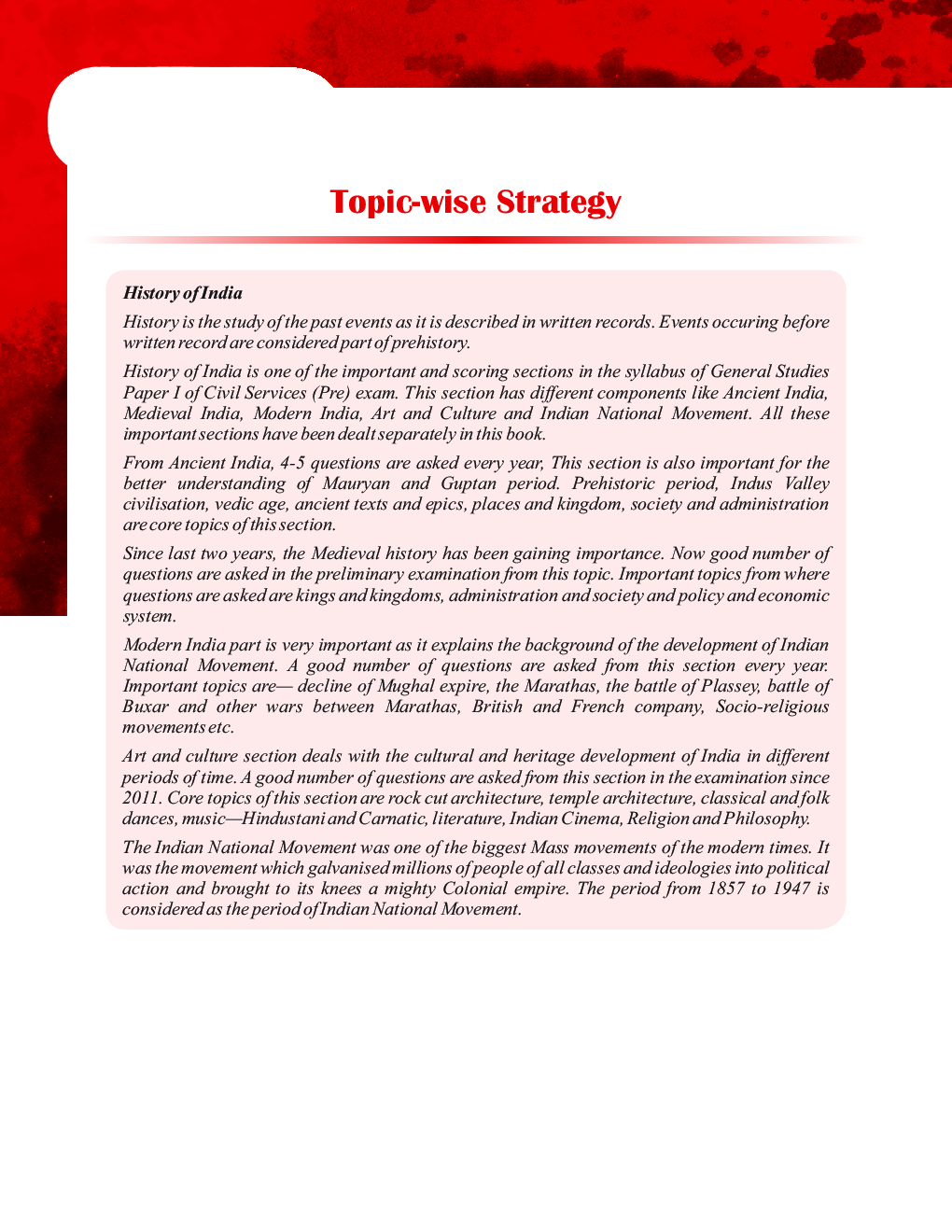 History of India (Indian National Movement, Art & Culture) GS Paper-I 2020 - Page 5