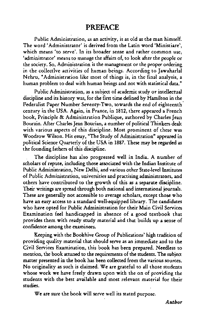 Public Administration Part-II (Indian Administration) - Page 4