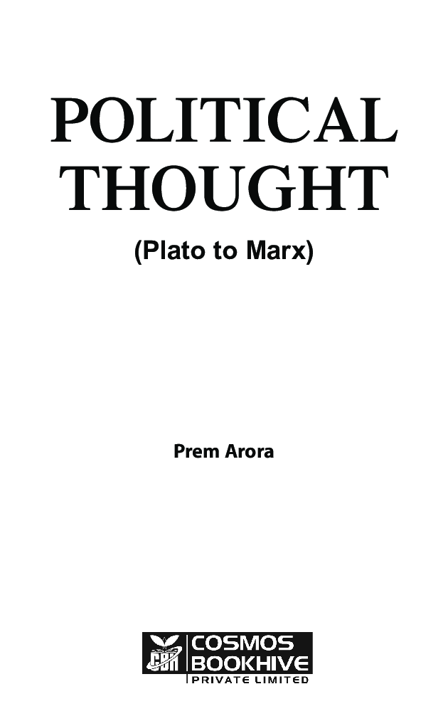 Political Thought From Plato to Marx - Page 2