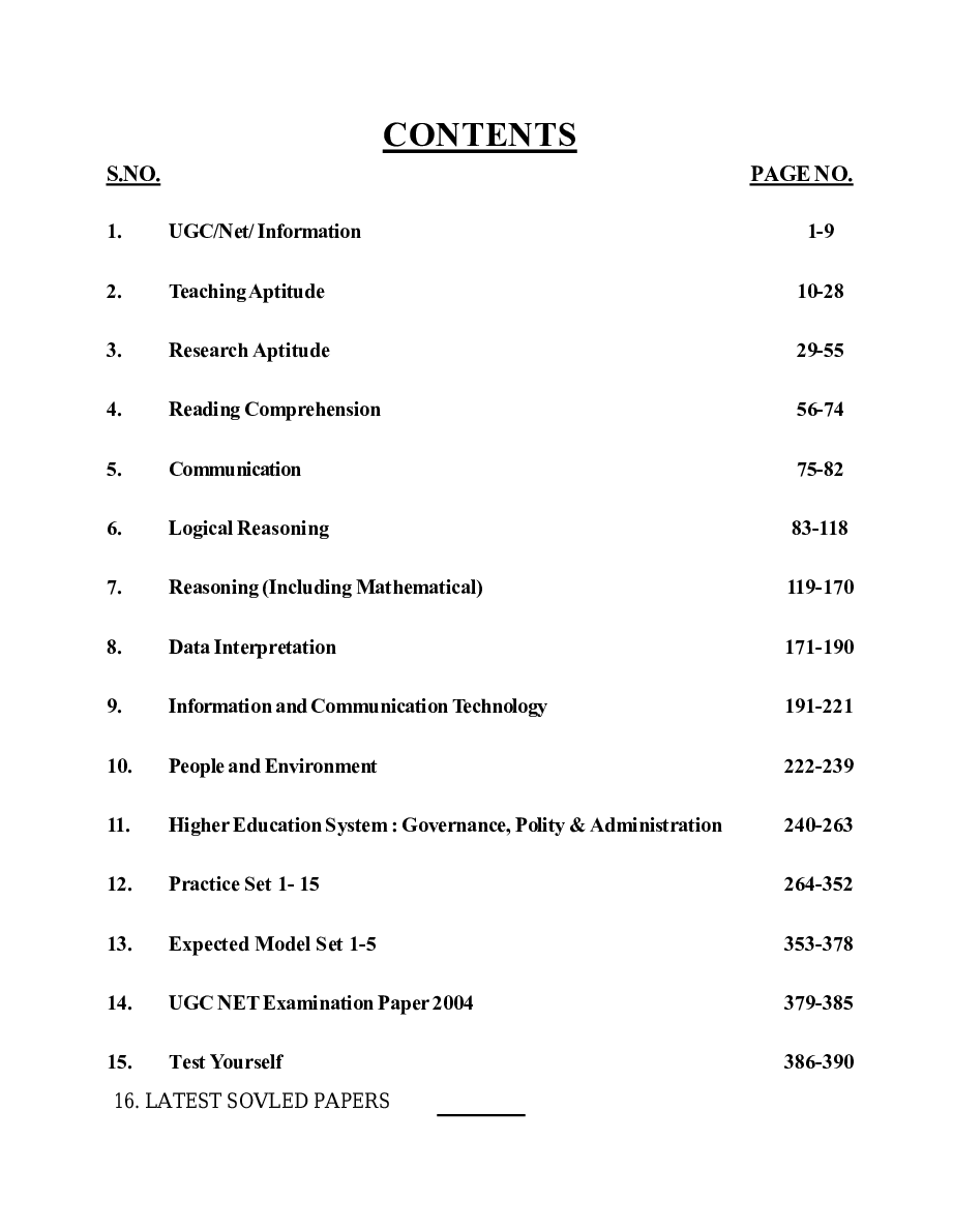 UGC NET/JRF/SLET Previous Years Solved Papers & Model Set General Paper-I - Page 4