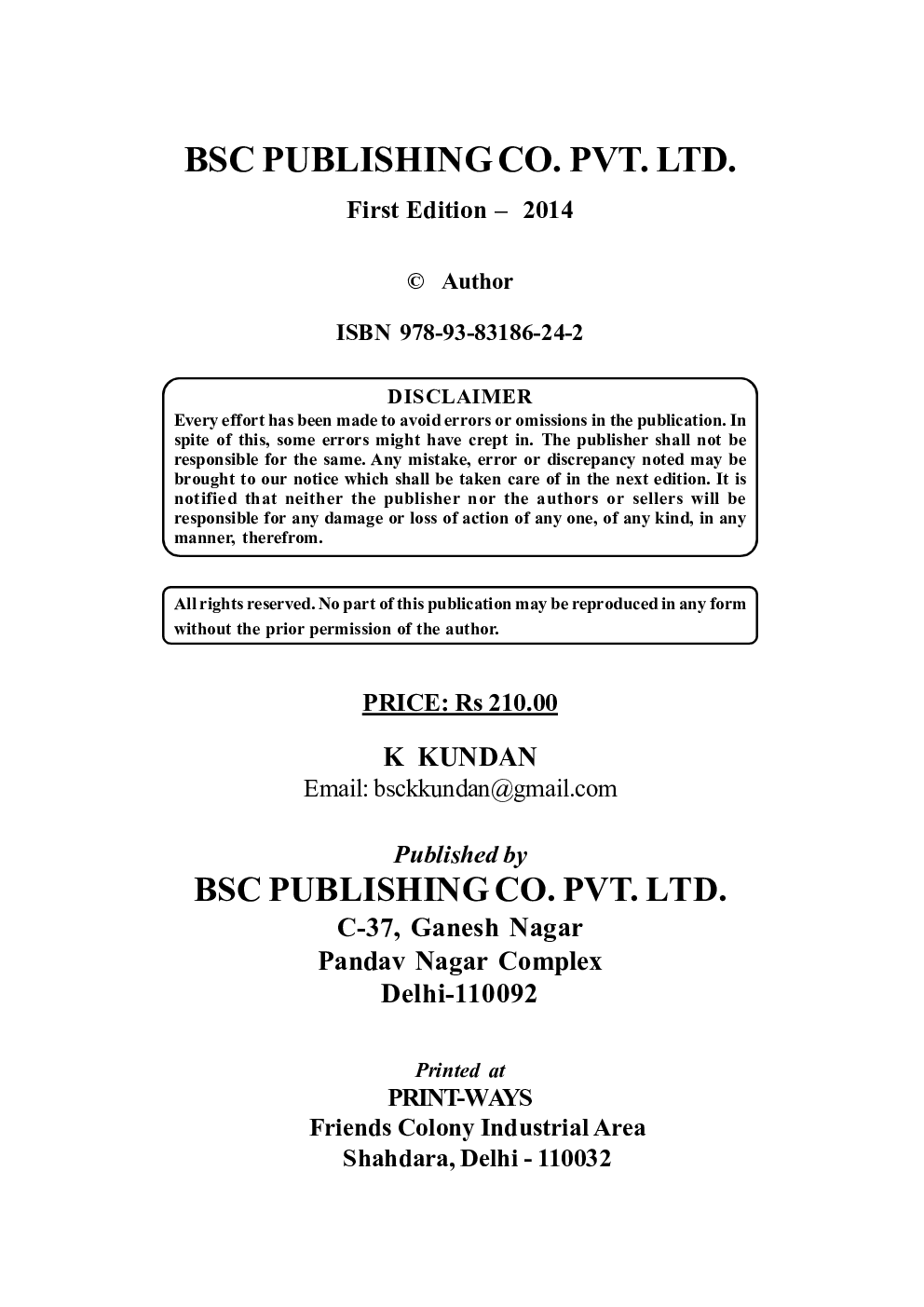 Magical Book On Arithmetical Formulae - Page 3