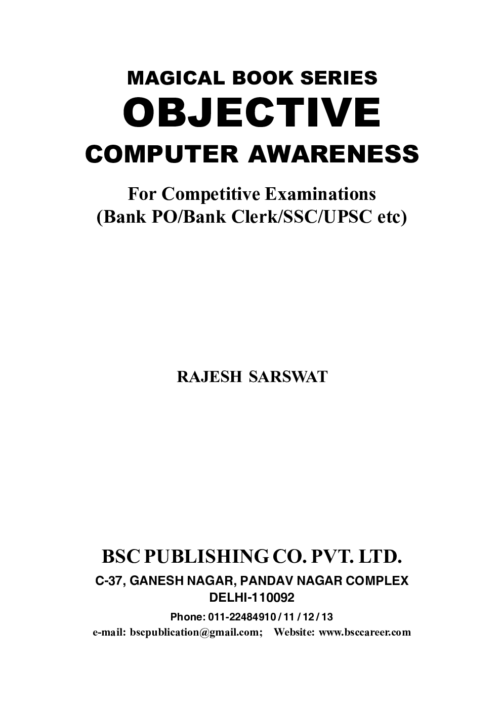 Magical Book Series Objective Computer Awareness - Page 2