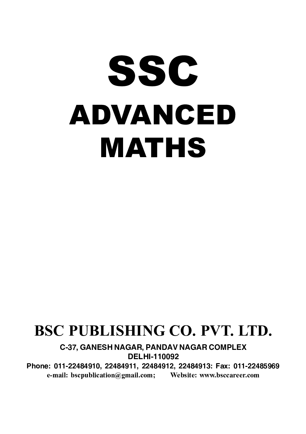 SSC Advanced Maths - Page 2