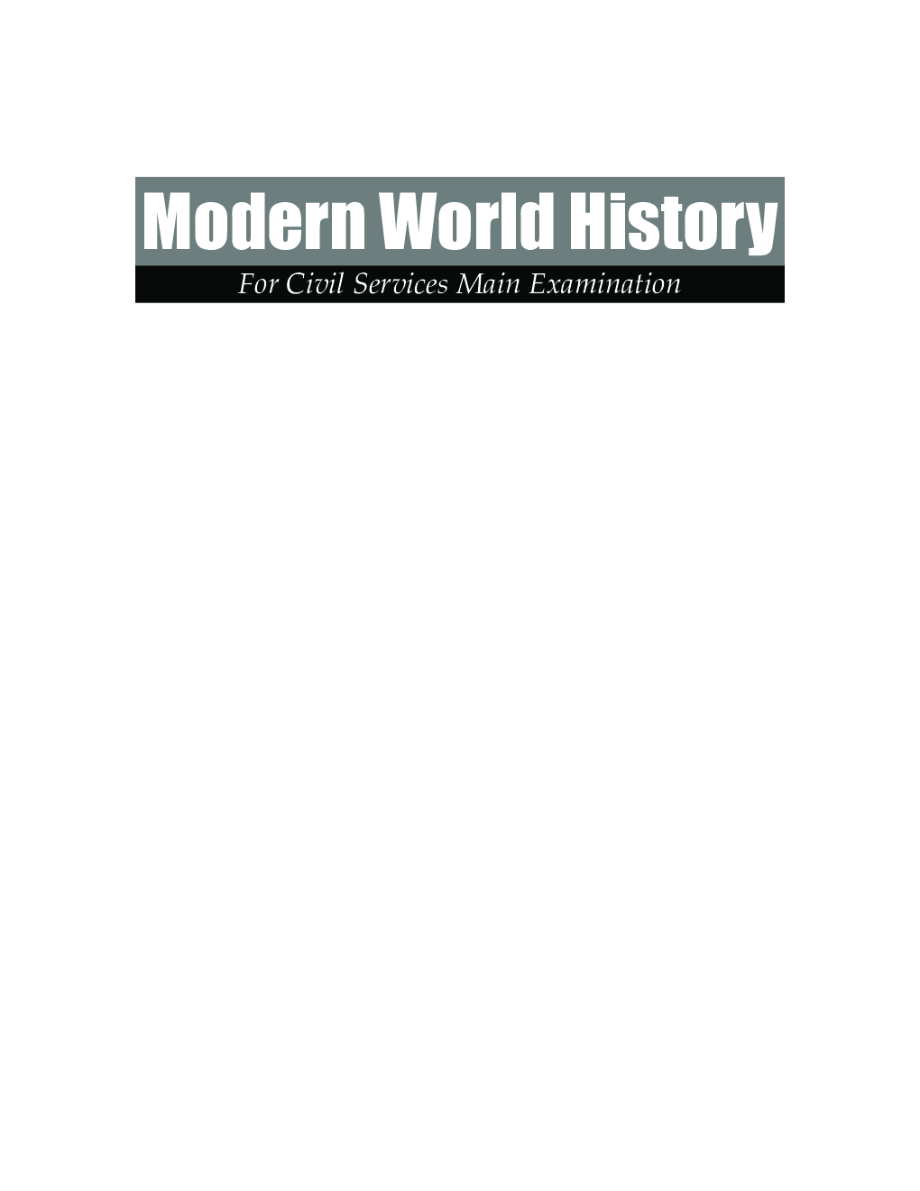 Modern World History - Page 2
