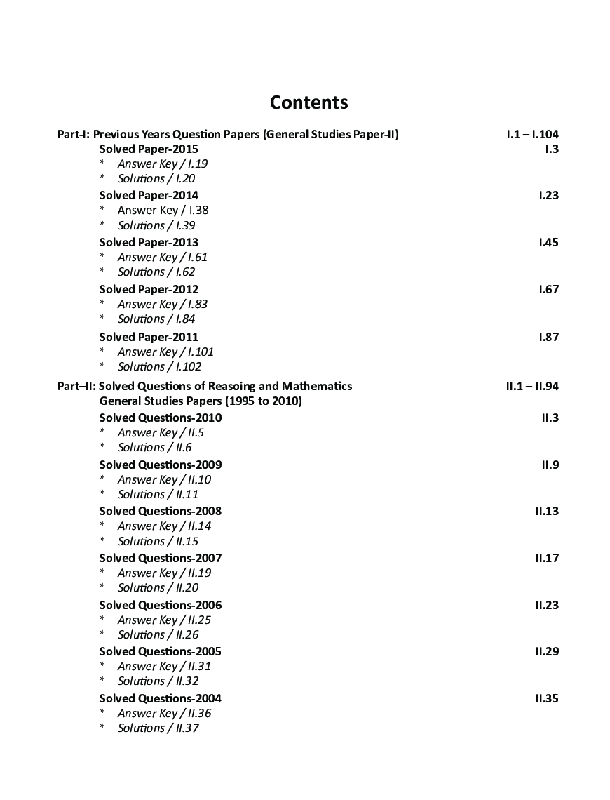 UPSC Pre Exam 25 Years Solved Papers (1995-2019) General Studies Paper-II CSAT - Page 4