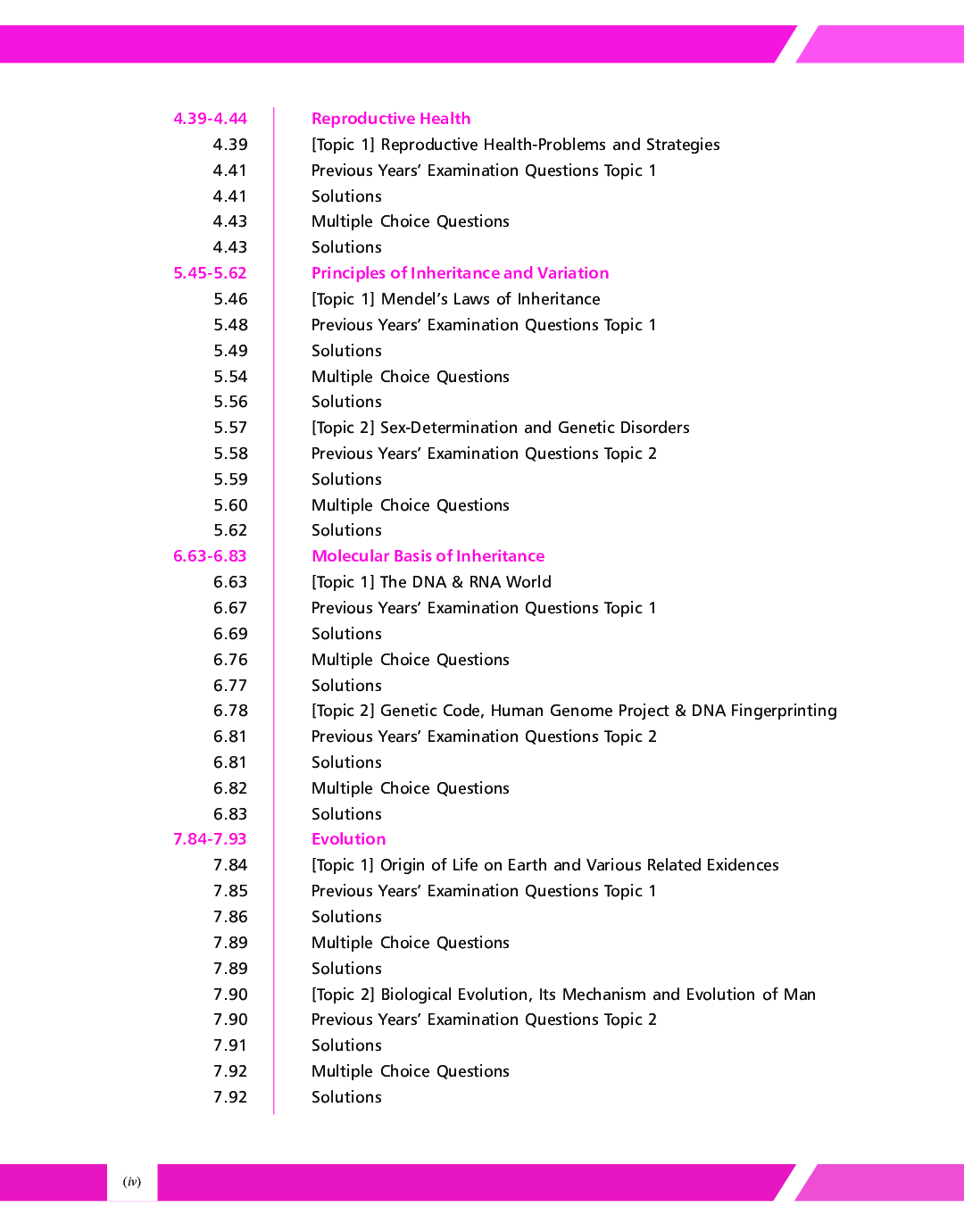 CBSE Chapter And Topicwise Solved Papers (2011-2020) Biology For Class 12 (2021 Exam) - Page 5