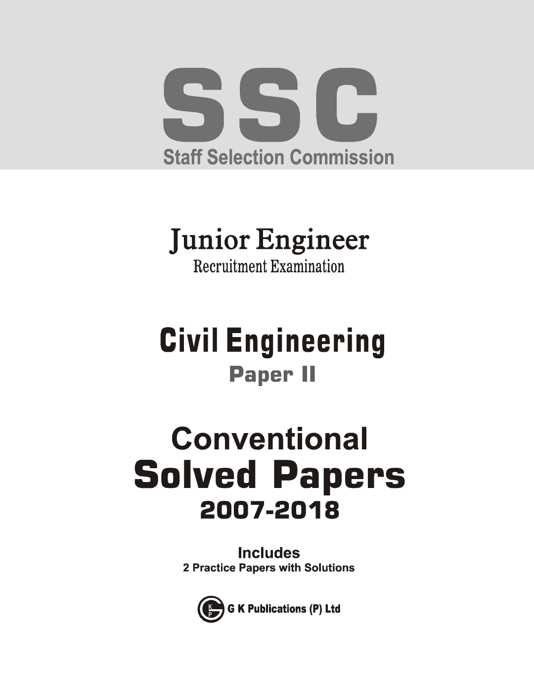 SSC JE Main Exam Civil Engineering Paper II - Conventional Solved Papers (2007-2018) - Page 2