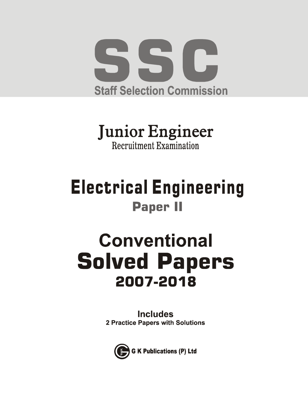 SSC JE Main Exam Electrical Engineering Paper II - Conventional Solved Papers (2007-2018) - Page 2