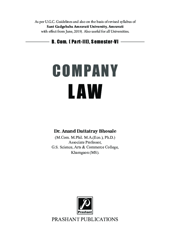 Comapany Law - Page 2