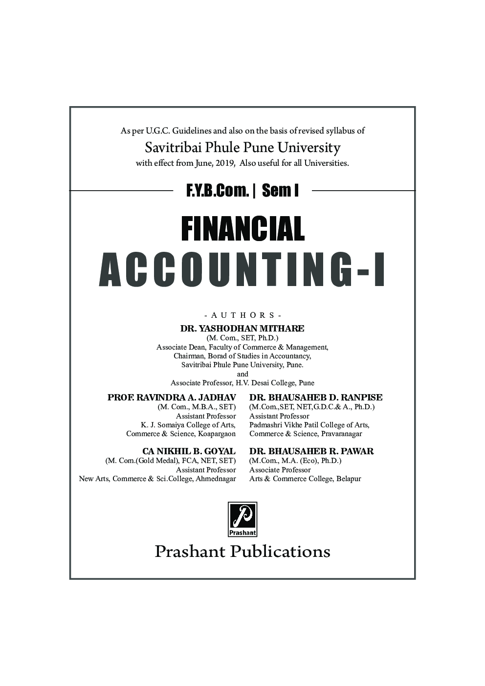 Financial Accounting-I - Page 2
