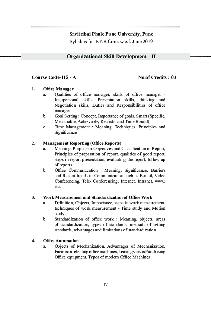 Organizational Skills Development (Part - II) - Page 5