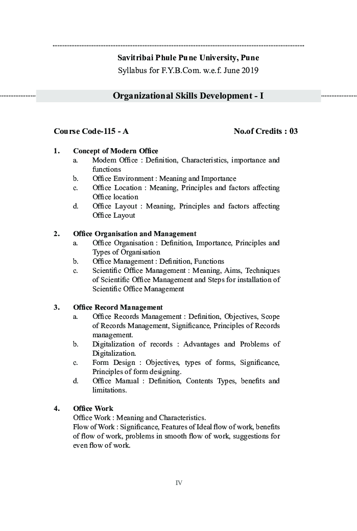 Organizational Skills Development (Part - I) - Page 5