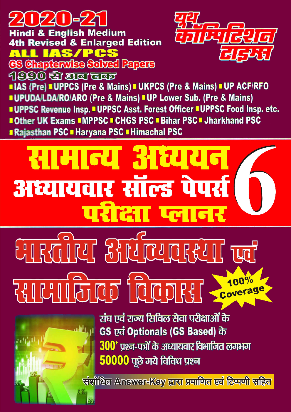 UPSC/PCS सामान्य अध्ययन भारतीय अर्थव्यवस्था एवं सामाजिक विकास अध्यायवार सॉल्वड पेपर्स परीक्षा प्लानर 6 (2020-21) - Page 1