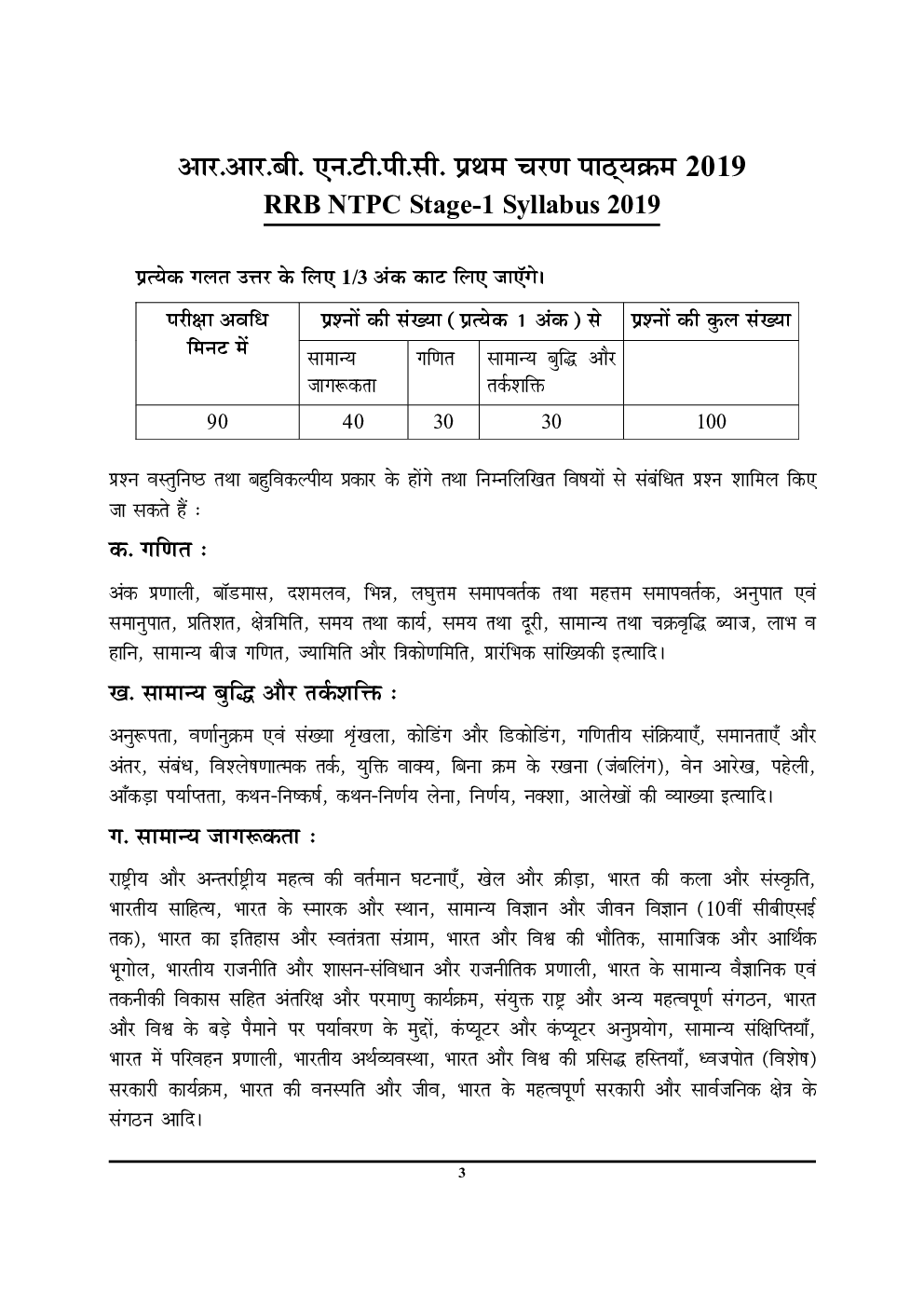 RRB NTPC गैर तकनीकी लोकप्रिय कोटि परीक्षा गणित अध्यायवार सॉल्वड पेपर्स Question Bank 2019 - Page 4