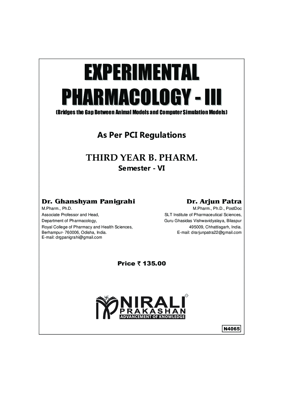 Experimental Pharmacology - III - Page 2