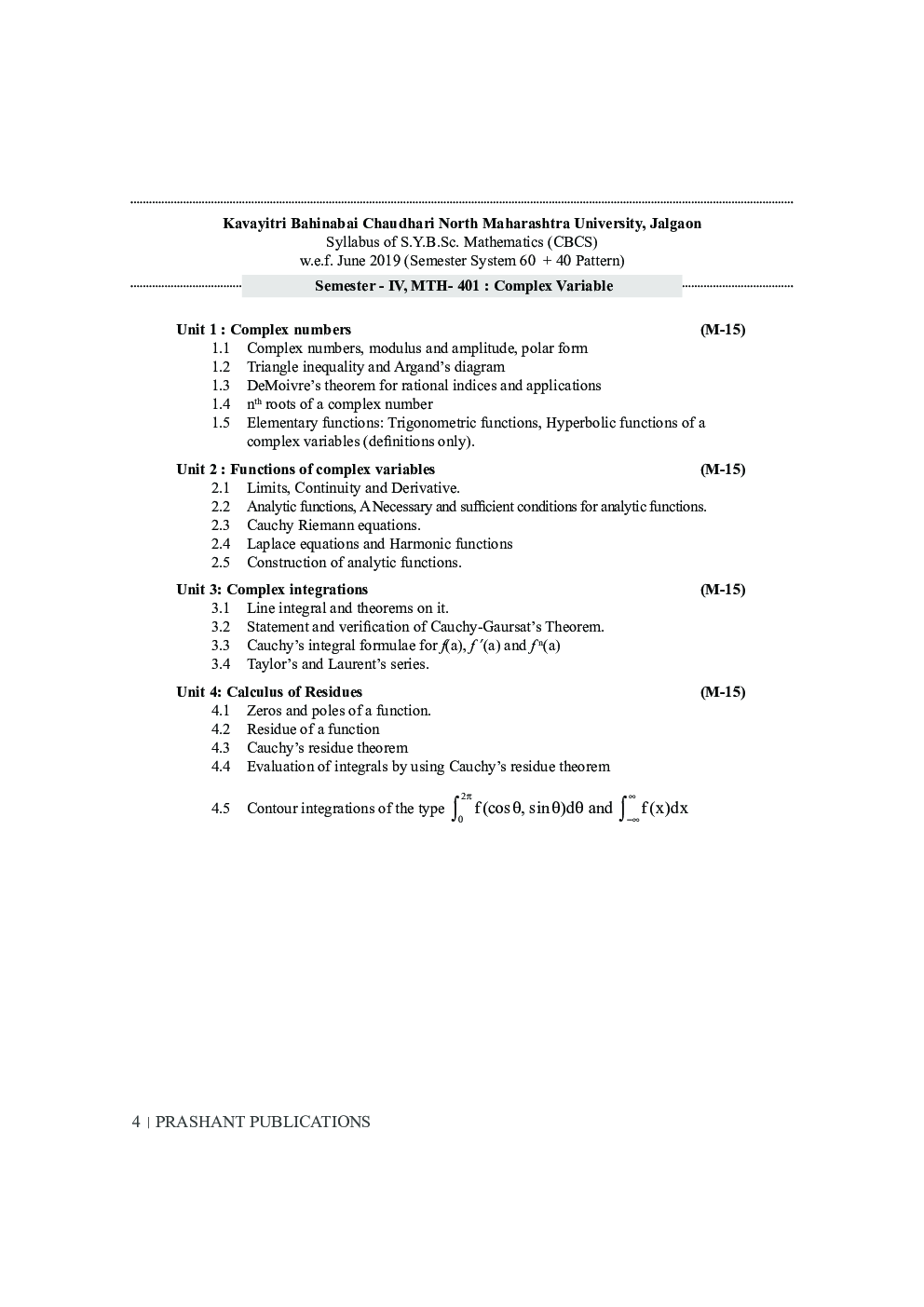 Complex Variables - Page 5