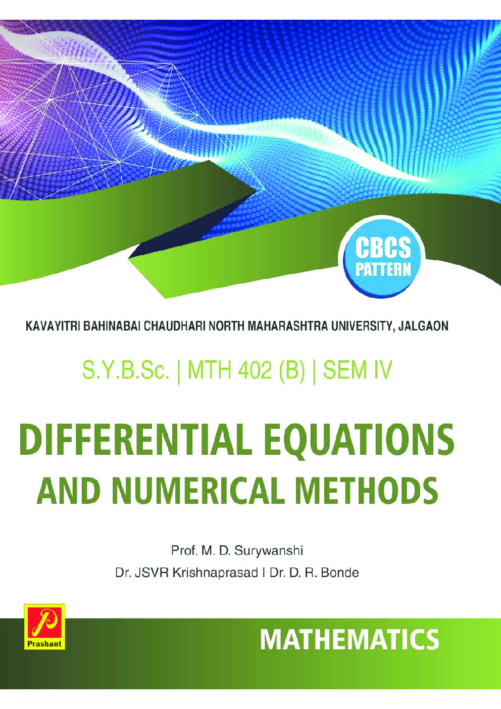 Differential Equations And Numerical Methods - Page 1