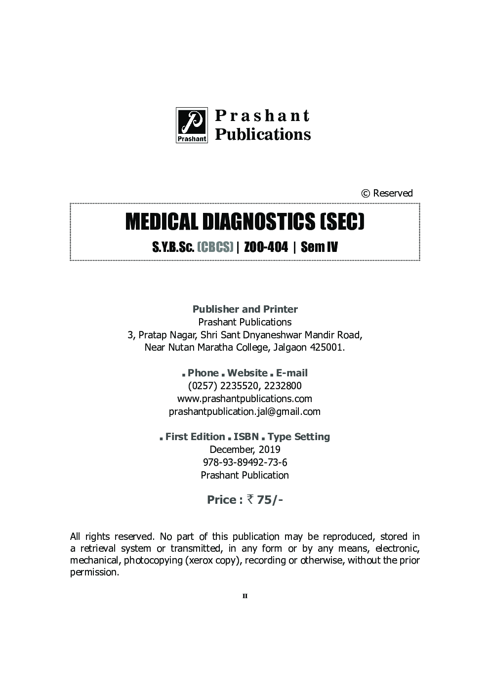 Medical Diagnostics - Page 3