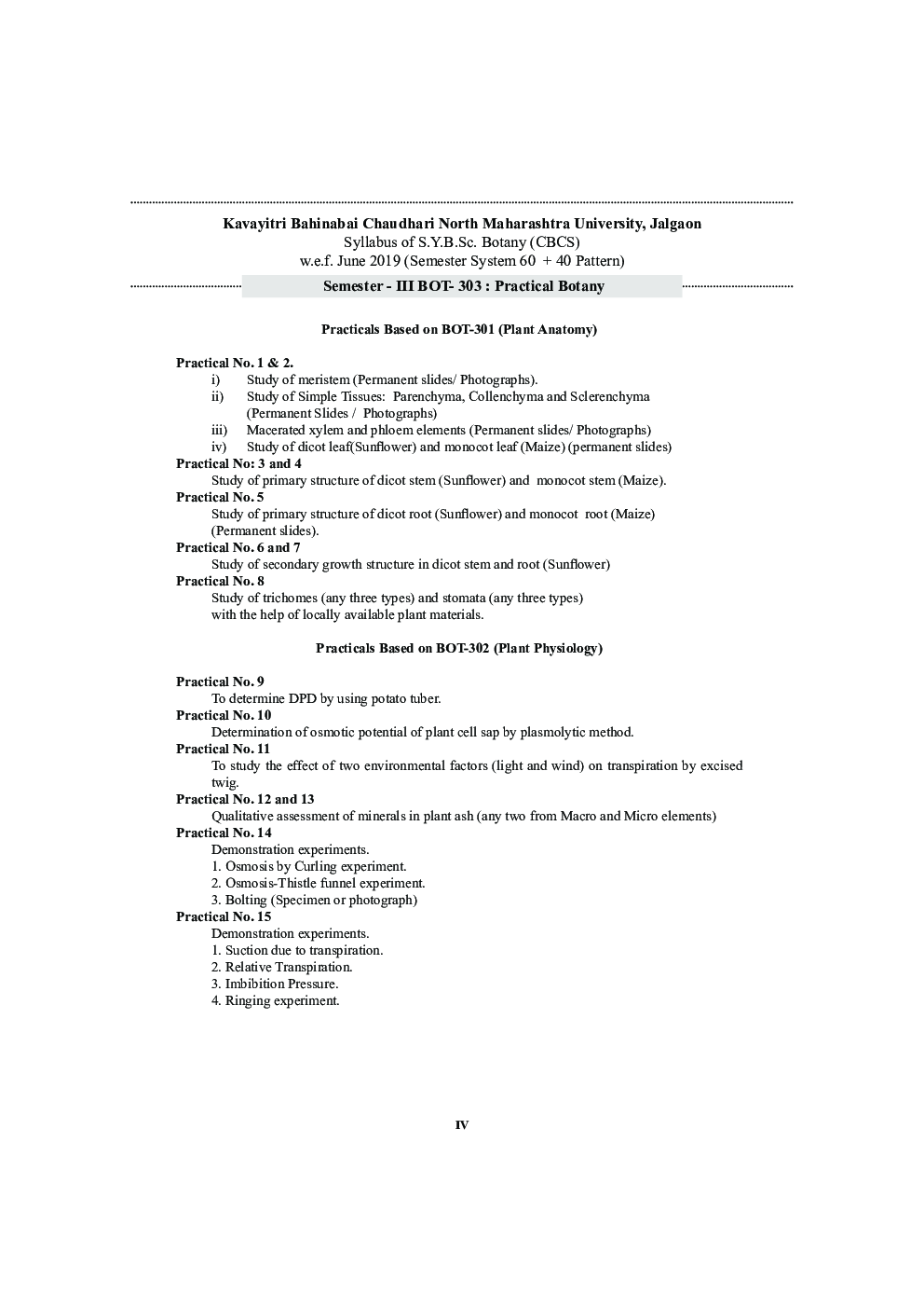 Practical Botany For B.Sc Sem-III - Page 5