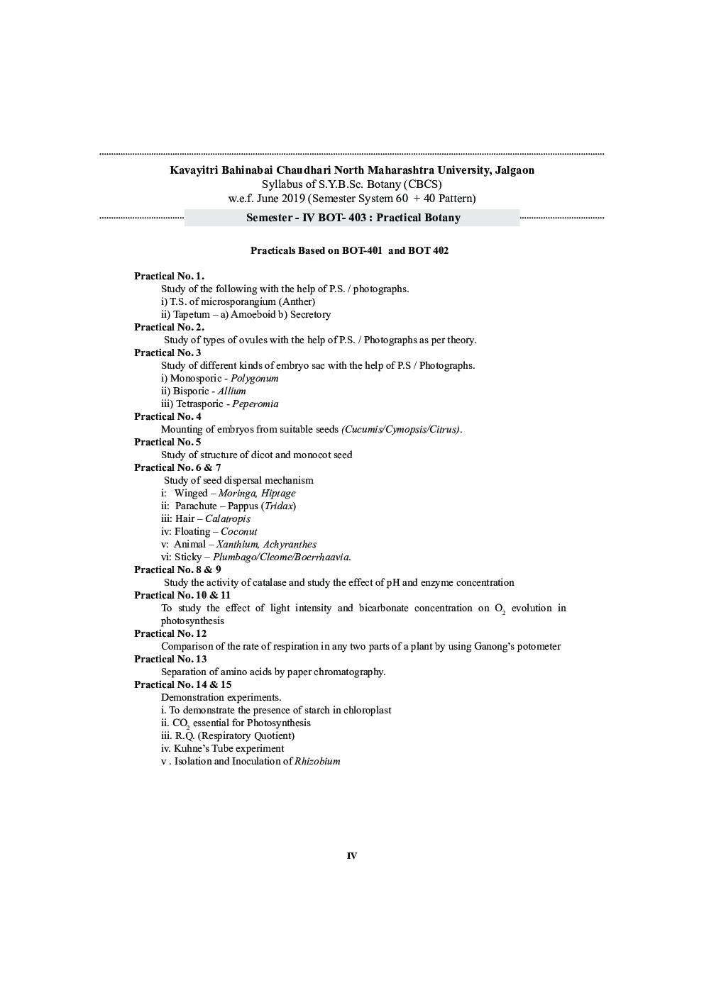 Practical Botany For B.Sc Sem-IV - Page 5