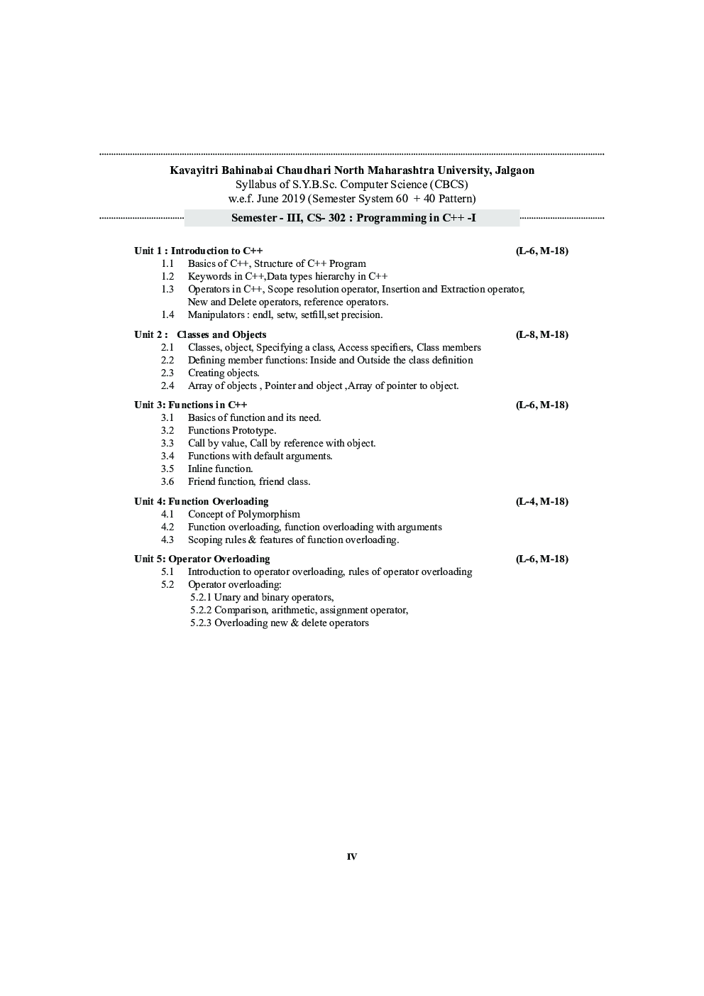 Programming in C++ - I - Page 5