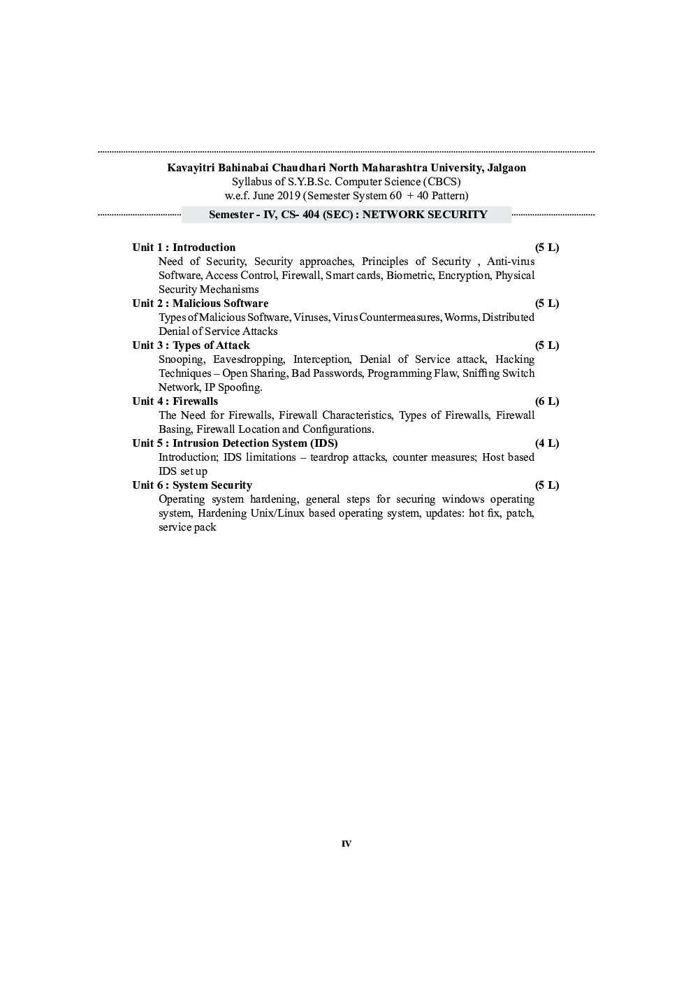 Network Security (SEC) - Page 5