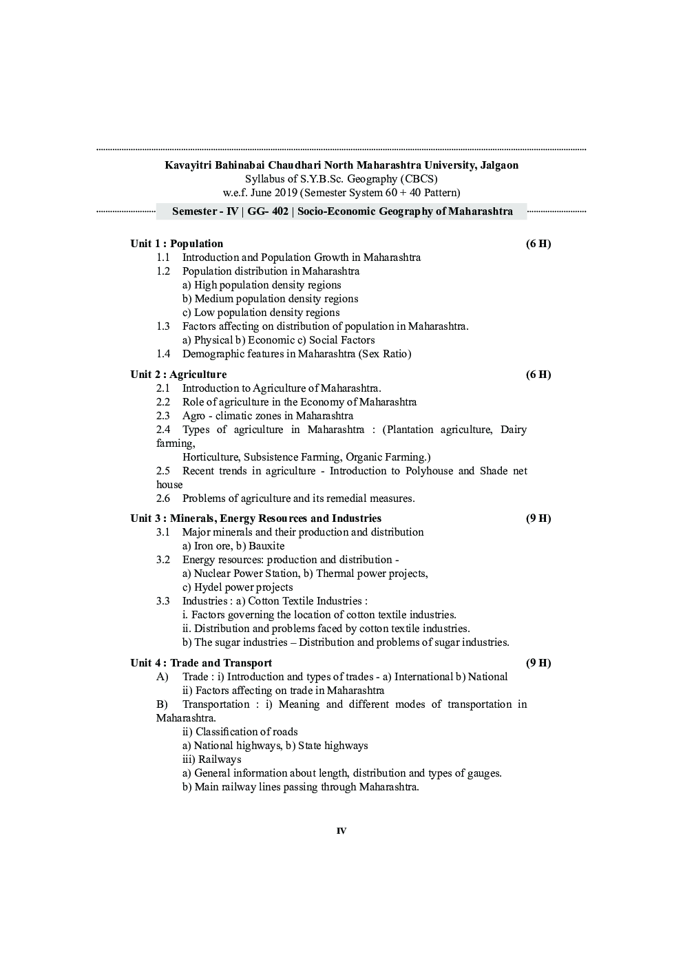 Socio-Economic Geography Of Maharashtra - Page 5