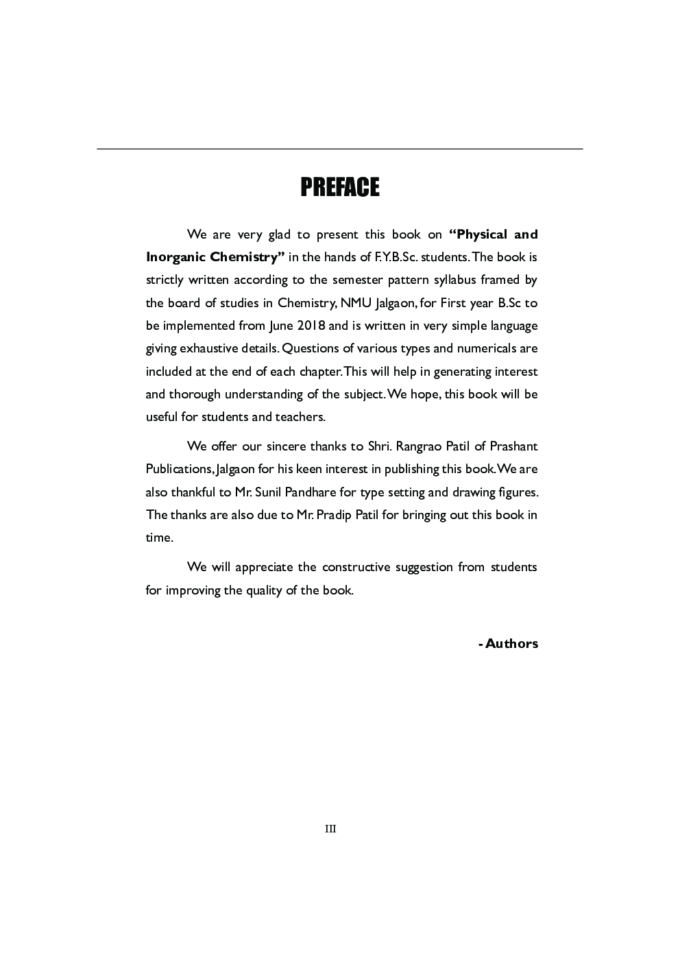 Physical & Inorganic Chemistry B.Sc Sem-I - Page 4
