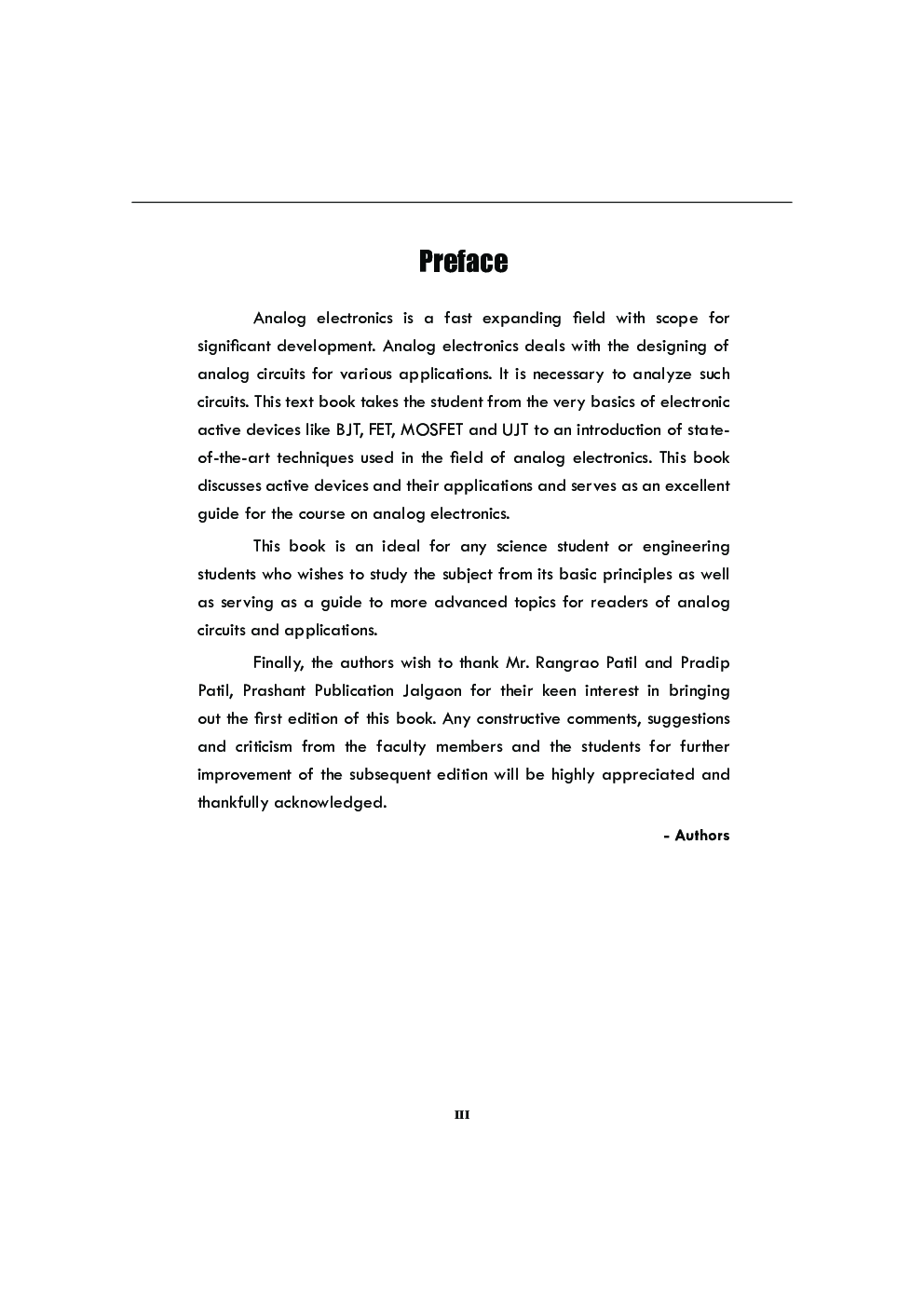 Analog Electronics  - Page 4