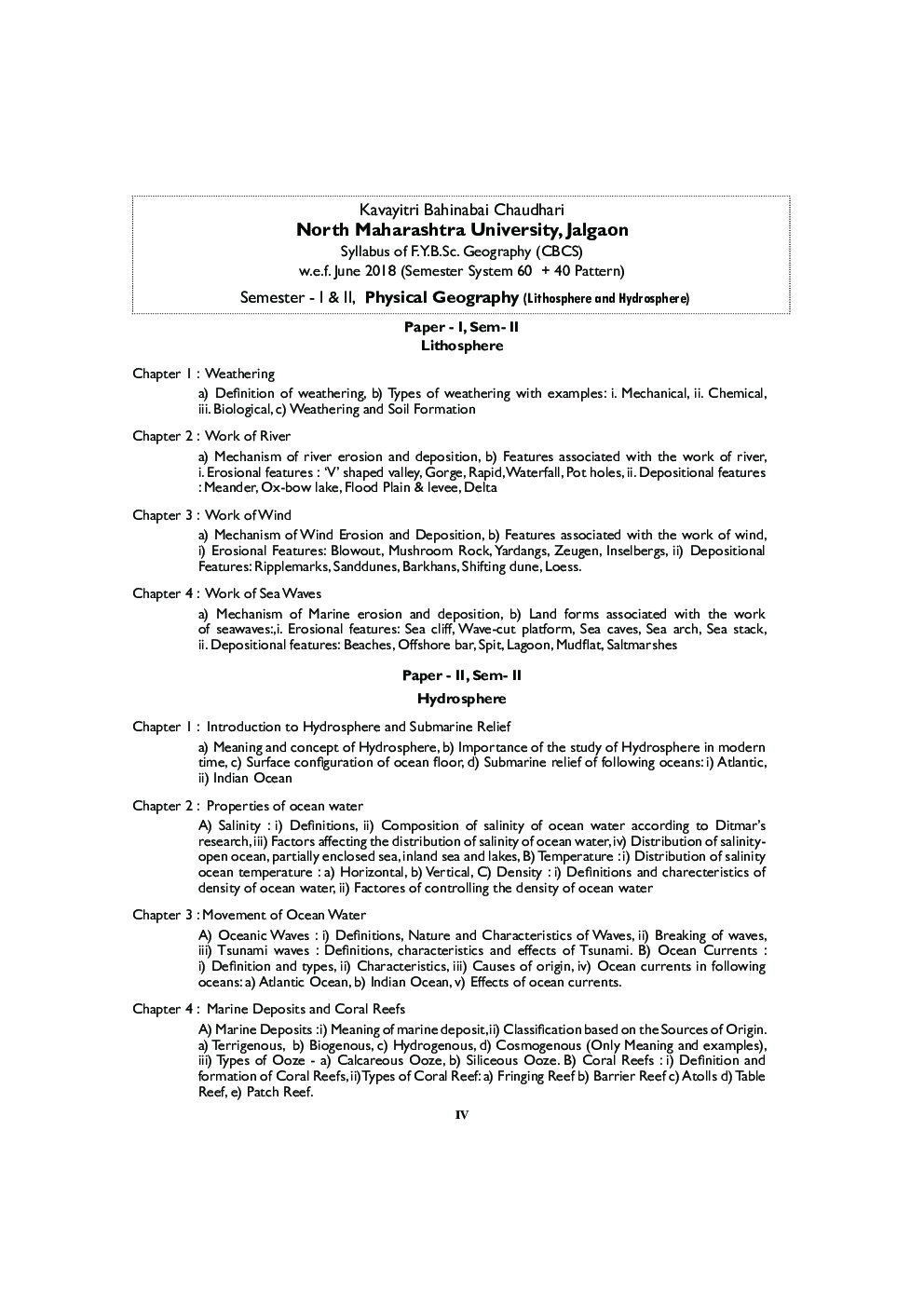 Physical Geography (Lithosphere & Hydrosphere)  - Page 5